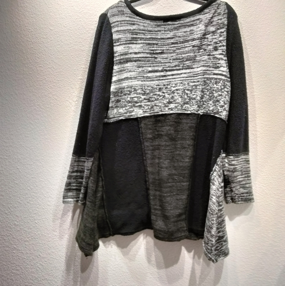 Style & Co Patchwork Acrylic Sweater - Picture 4 of 4